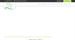 Desktop Screenshot of hotel-arena-lerefuge.com
