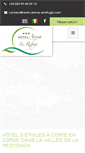 Mobile Screenshot of hotel-arena-lerefuge.com